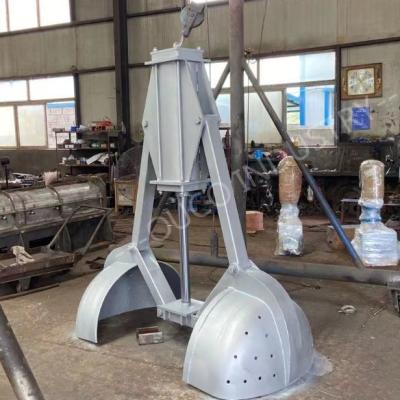 1 garra pneumática de aço cúbica pequena para materiais de maioria
