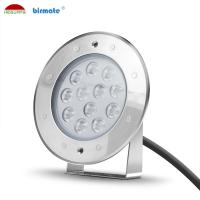 Controle DMX512 luzes conduzidas subaquáticas da lagoa de 9 watts, cor que muda luzes conduzidas da associação