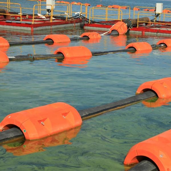 6 Inch Hose Buoy Heavy Duty Pvc Construction Weather Resistant Corrosion Proof