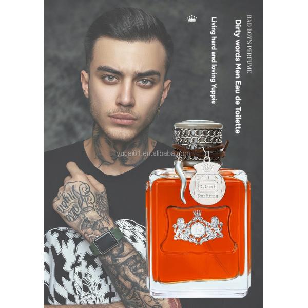 Daily Care Charming Fragrance Bad Boy Men's Perfume 100ml Natural Wood Scent for Men