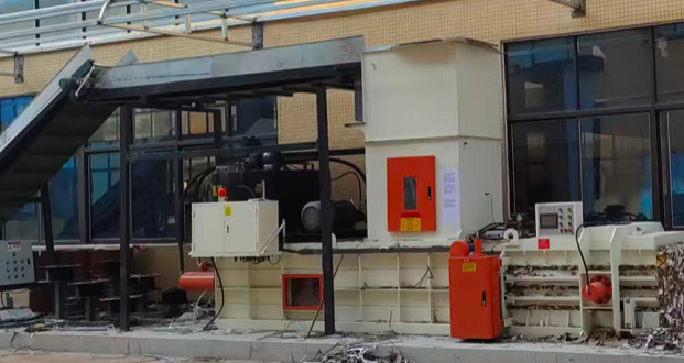 New Automatic Paper Baler Hydraulic Waste Compactor With 20-80 Tons Compression Force