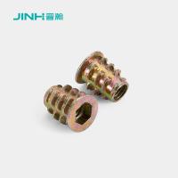13 mm de longueur en filetage de type bois Insert Noix alliage de zinc pour meubles à paquet plat