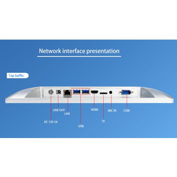 13.3'' 15.6'' 18.5'' 21.5'' ABS Open Frame Multi-touch Capacitive HDM1 IP66 Front Industrial Monitor With IPS LCD 2k
