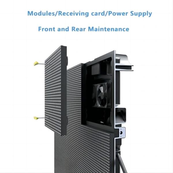 IP65 наружной рекламный светодиодный дисплей P6.67mm P8mm 3840Hz скорость обновления