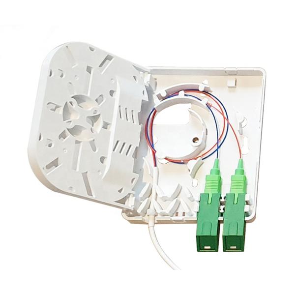 Reduced Flanged SM Fiber Optical Adapter Singlemode Simplex SC Fiber Coupler with Build-in Shutter