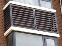 Barreras de aluminio para balcones arquitectónicos