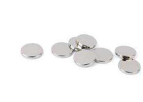 High Strength NdFeB Disc Magnet Smooth Surface Treatment Customized Logo