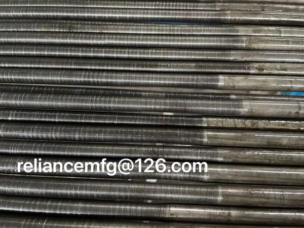 Tubo finned integral titanium sem emenda de SB338 G.2 baixo com passo da aleta de 30FPI/36FPI/43FPI