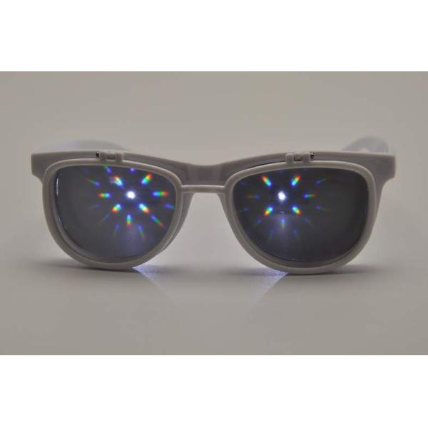 Custom Plastic Diffraction Lens Glasses , 0.65mm Thickness Lens
