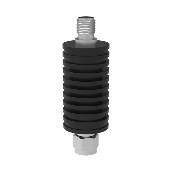 Aluminum 18G 10W Round Power  SMA Attenuator  For IBS And DAS
