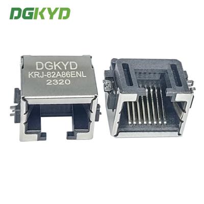 KRJ-82A86ENL RJ45 SMD Network Port Socket Without Filter Modular Block Interface