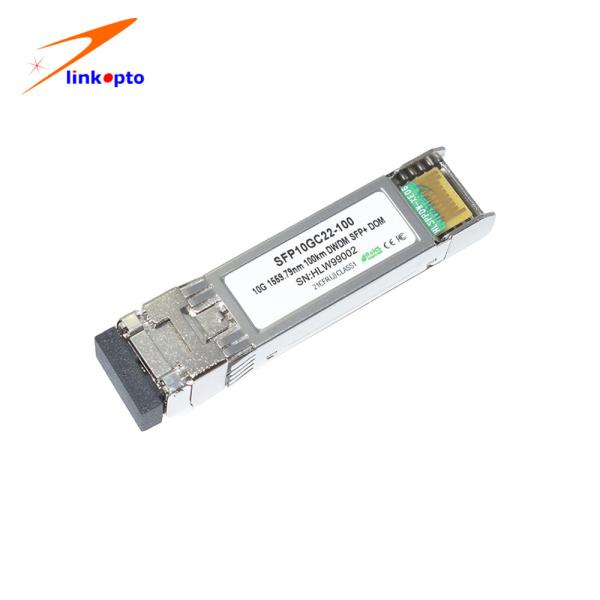 1290nm 10G Ethernet DWDM EML 100KM SFP+ Optical Transceiver