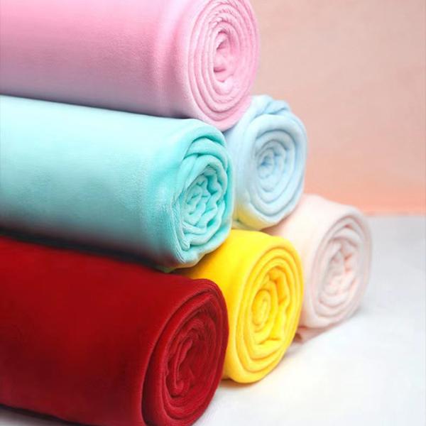 Младенец одевает ткань Stretchy супер мягкое Velboa бархата лайкра