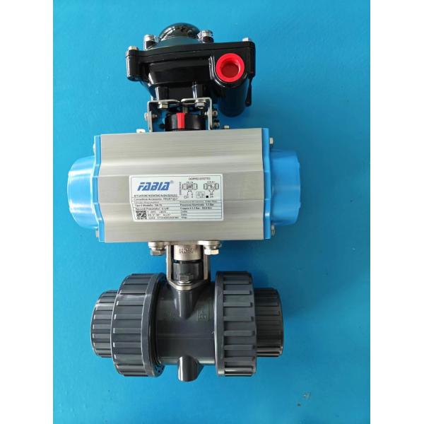 Válvula de bola de PVC de 3 pulgadas de funcionamiento eléctrico