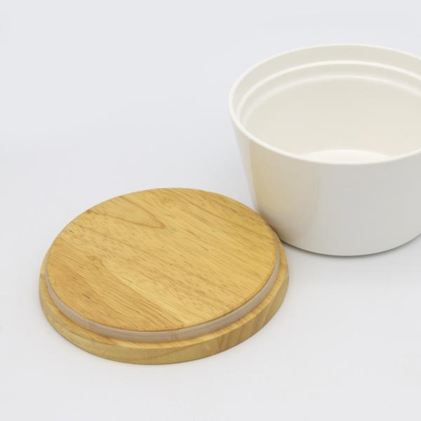 Taille personnalisable Matériau de protection de l'environnement de haute qualité Couleur bouteille thermos polyvalente petit couvercle en bois