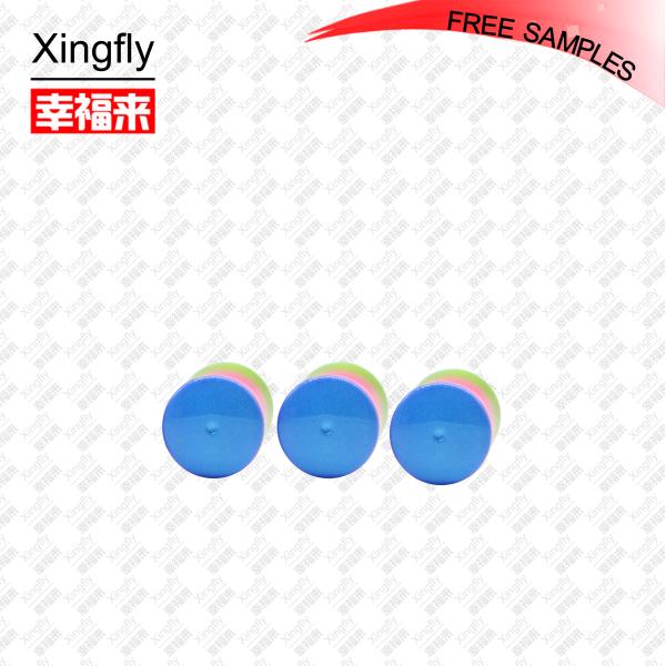 Xingfly Polvo de uñas Cap estampado en caliente Logotipo Material plástico