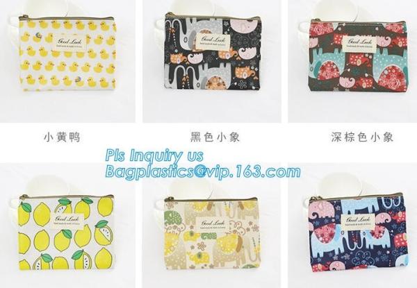 pencil case students Simple canvas bag Stationery case large PU pencil bag, zipper pencil pouches bag School Stationery
