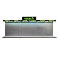 Retail Store Supermarket Professional Metal Tool Display Rack With Powder Coating Finish
