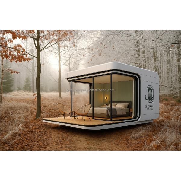 Spain Hotel Space Capsule House 5 Star Steel Buildings Space Capsule Container Houses Commercial House Space Capsule