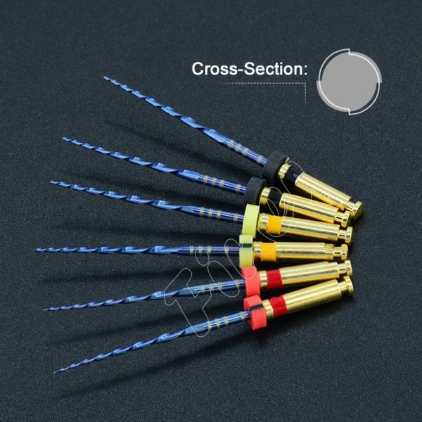 Теплоактивированные зубные вращающиеся файлы зубные эндодонтические Никель Титановый Синий файл