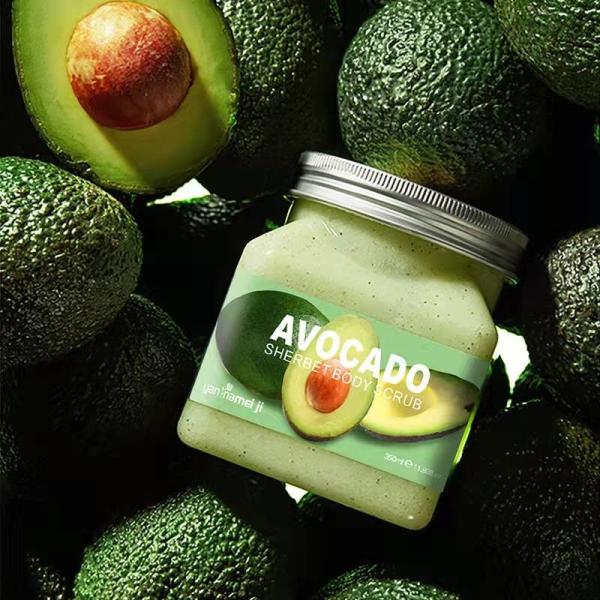 ODM Avocado Facial Body Scrub Organic Exfoliante Deep Cleansing Moisturizing