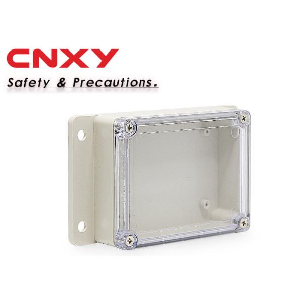 Customized IP65 Waterproof Plastic Box , Transparent Pcb Enclosure Box