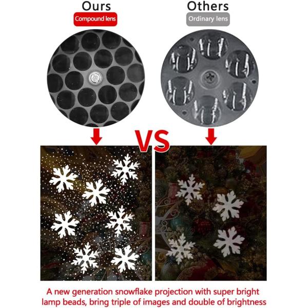 IP44 5000K Proyector láser de Navidad 16 imágenes Luces de Proyector de Navidad