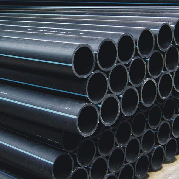 Tubo de abastecimento de água de PE preto de plástico subterrâneo DN1000mm