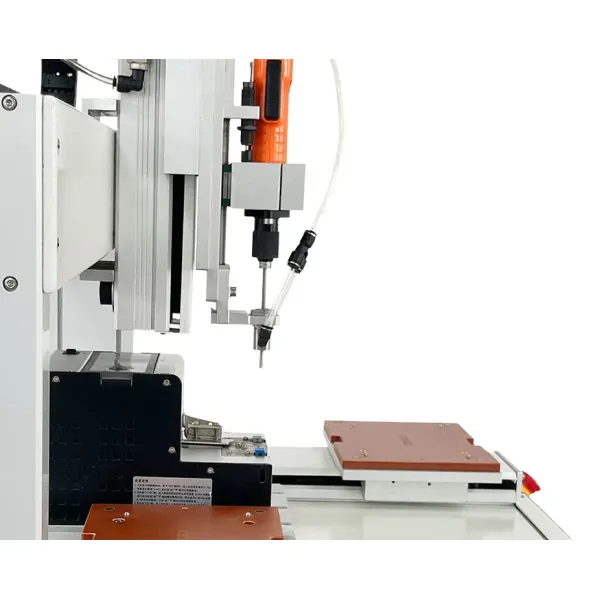 Desktop Dual Working Stations Automatic Screw Locking Machine with ±0.02mm Positioning Accuracy and 1.2-1.5s/pcs Work Efficiency