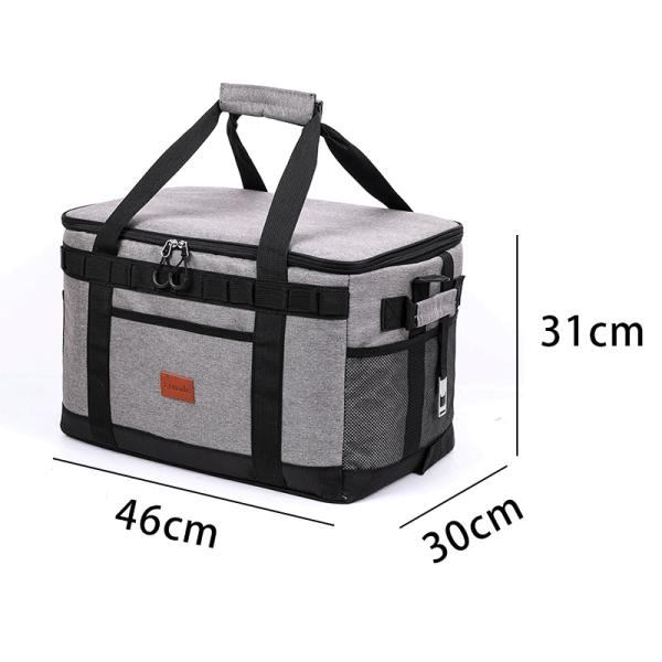 42L Large Capacity Insulation Bag Outdoor Camping Ice Pack Foldable Storage Picnic Cooler Bag