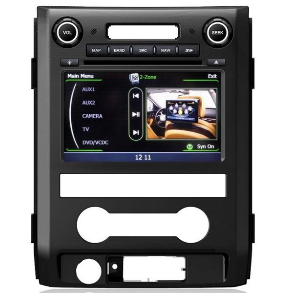 Ouchuangbo S100 Platform Car Radio GPS Stereo DVD Ford F150 2012-2013 SD free europe map