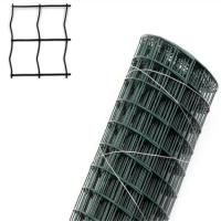 5-50m comprimento BWG12 PVC rolos de malha de arame soldado para gaiolas de coelhos
