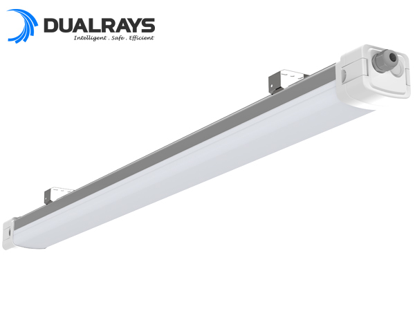 LED Moisture-proof Lamp 5ft 60W with Smart PIR and Microwave Sensor Control and Flicker-free Driver Offering and Lighting Solutions