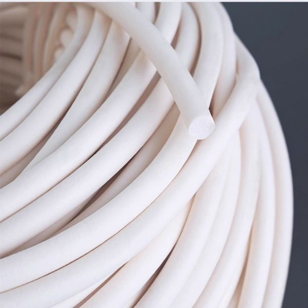 Widely Used Silicone Foam Sealing Strips for 1-meter-long Circular Series Different Diameter Solid Foam Soft and Durable