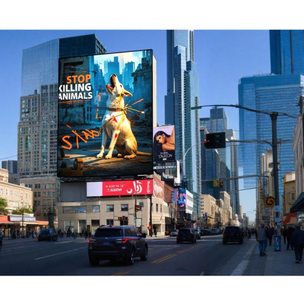 Customized Fixed Giant Big Outdoor Waterproof LED Screen Display Advertising Screen