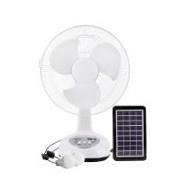 C.C. da C.A. energia solar 10W do fã recarregável de 12 polegadas com função do banco do poder
