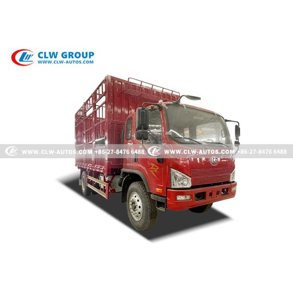 FAW Tiger VH 4x2 Stake-Side Cargo Truck with Yuchai 130HP Engine, Removable Stake Body & 10 Ton Payload for Agriculture
