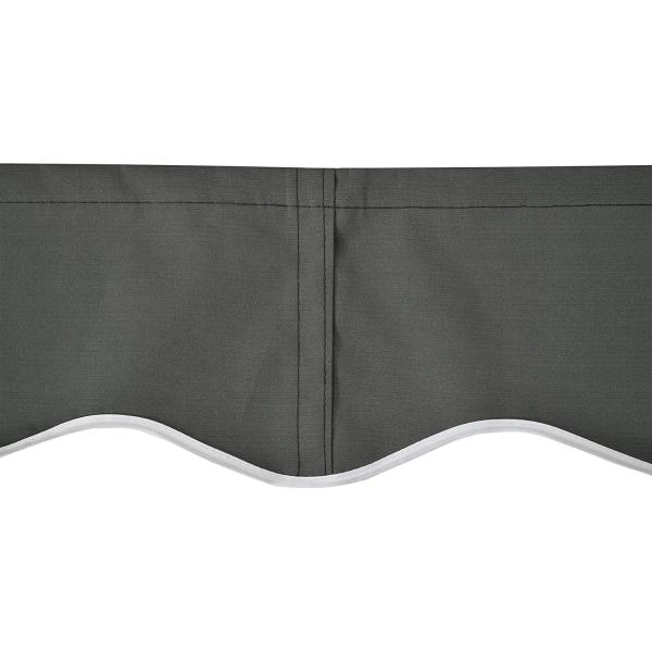 Powder Coated Aluminum Frame Outdoor Retractable Awning 250*200 cm Manual Sun Awnings