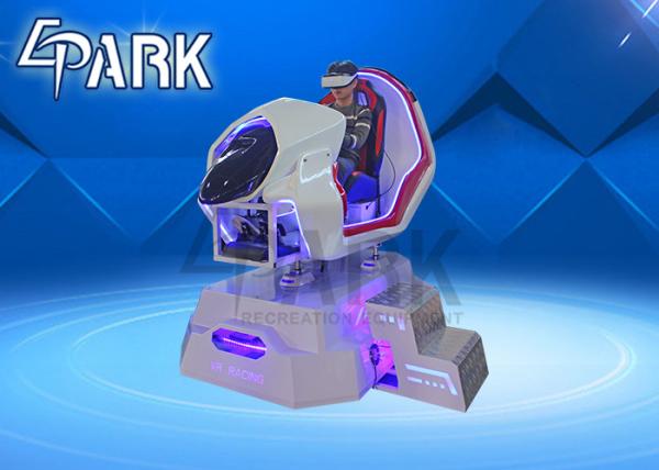 Dynamic Platform Virtual Reality Car Racing Simulator For Amusement Park coin pusher game machine