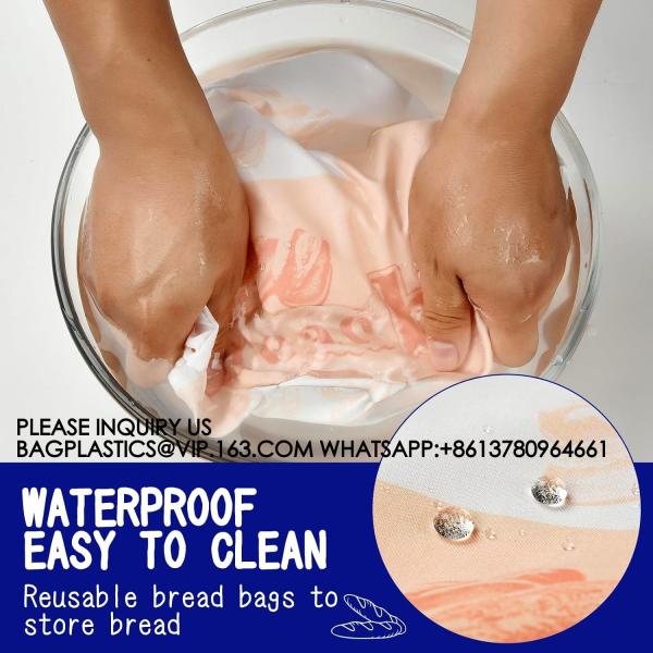 Reusable Bread Bags For Homemade Bread Storage ECO Bread Freezer Bag - Sourdough Bread Making & Fresh Bread Storage