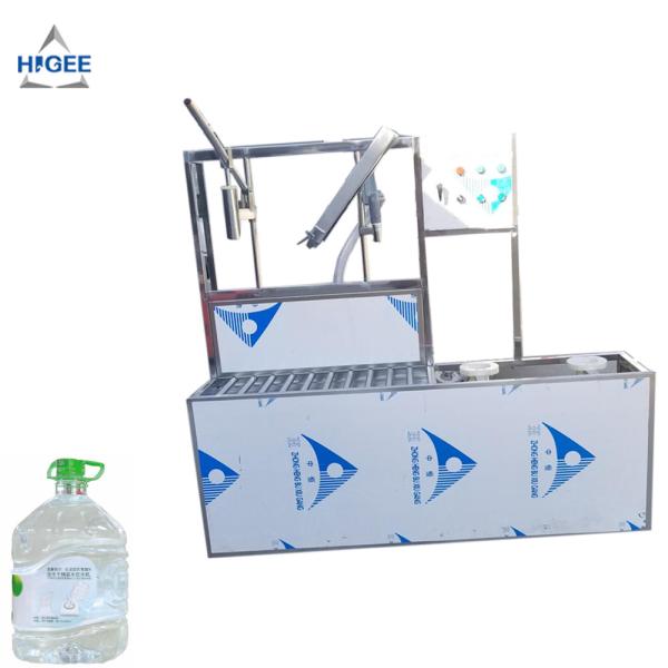 SS 304 Food Grade 5 Gallon Water Bottle Filling Machine PLC Control 2200 *2000 * 2200 Mm