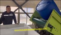 Décheteur de fûts en plastique à haut rendement, 200L HDPE IBC à tambour à double arbre avec CE, concasseur de tambour en plastique à gallon 1000 kg par heure, pré-créateur de tambour en plastique chimique