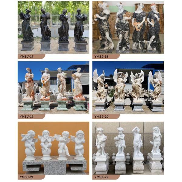 Decor Marble Four Season Custom Realsize Human Figure Sculpture