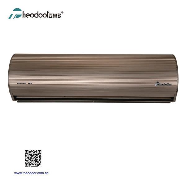 Anti Corrosion Golden Brown Commercial Air Curtain / Cool Air Doors