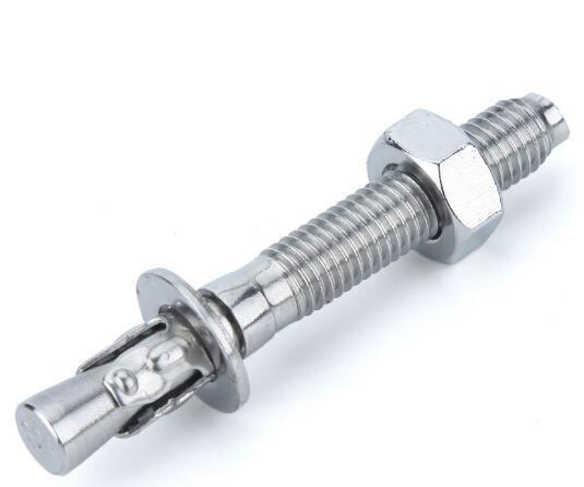 304 Stainless Steel Wedge Anchors Zinc Plate Surface With Compact Structure