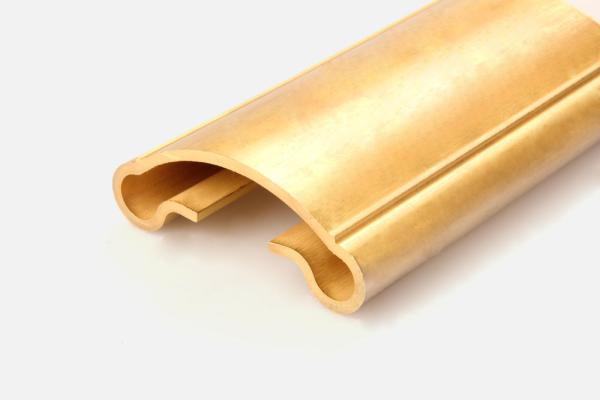 China Custom Brass Extrusion Profile Manufacturing for Handrail Balustrade Manufacturer and Supplier