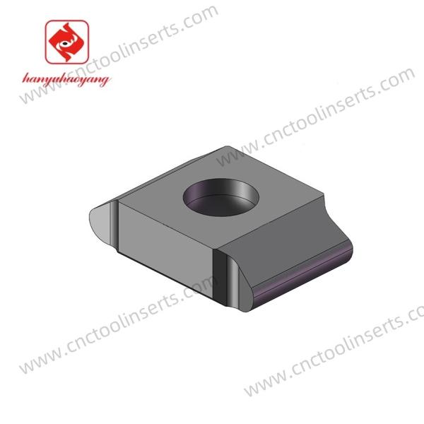 CNC Professional Gear Milling Insert Series WC-Co PVD Coating HYJTN60795986 HYB208, Applicable for All Difficult-to-Machine Materials Except Superalloys