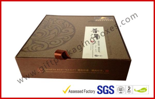 Hiend Luxury Gift Boxes for Puer Tea with Original Design Spot UV Pattern Coverring