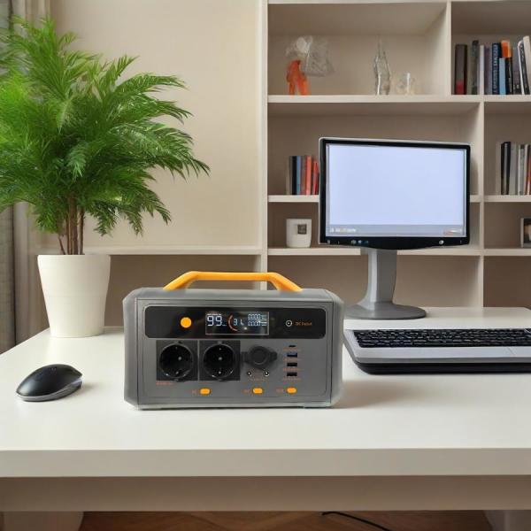 448Wh 600W Portable Power Generator For Off Grid Backup / Outdoor Solar Charging
