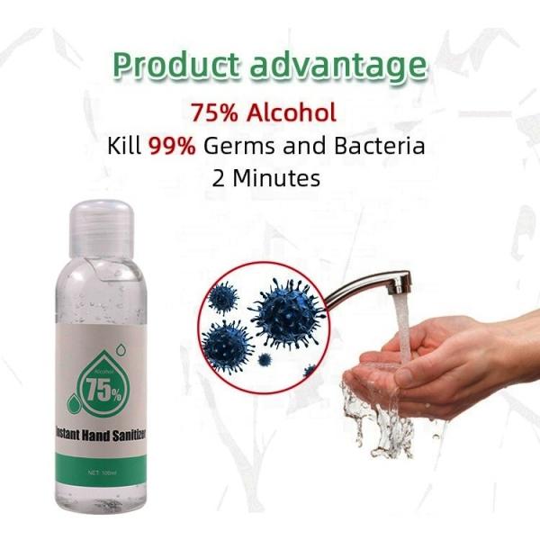Waterless Antibacterial Disinfectant 60ml Antiviral Hand Gel For Hospital